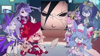 Genshin impact react to aether as madara uchiha | naruto shippuden | sasuke | Gacha life