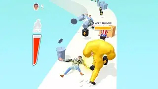 Muscle Rush Game 💪🏻🔥 All Levels New Update - iOS / Android Mobile Gameplay #8