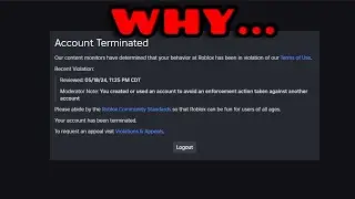 My account got terminated...