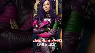 Dove Cameron Descendants Mal Purple Leather Jacket