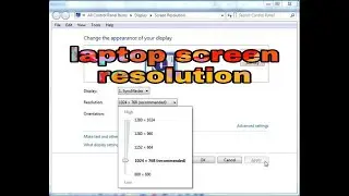 Fix Screen Resolution Problem in Windows 10#Screen Resolution Setting in Windows 7#Kiran Computer