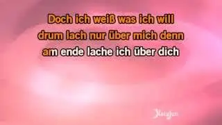 Karaoke Wenn du denkst du denkst dann denkst du nur du denkst - Juliane Werding *