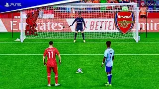 LIVERPOOL vs ARSENAL l SALAH vs SAKA l FC 25 PENALTY SHOOTOUT