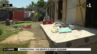 Sainte-Suzanne : une famille gère les dégâts après les intempéries