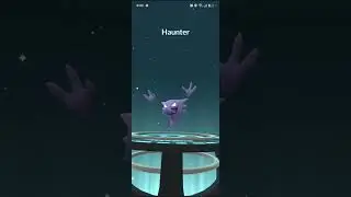 Evoluciono a mi gastly SHINY !!! #pokemongo #shiny #parati 