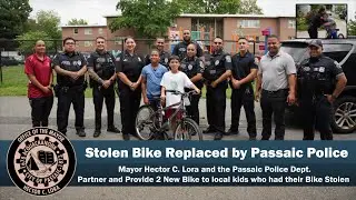 Passaic Police Department Replaces Bike for 9-Year-Old after Stolen During Football Practice