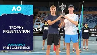 Boys' Doubles Trophy Ceremony | Ibraimi/Kose v Doig/Kisimov | Australian Open 2026