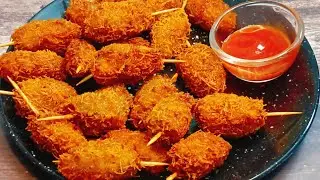 Crispy Chicken Golden Snakes Recipe | Easy Party Starter Chicken recipe 