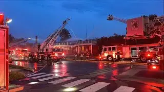 No injuries reported after 2-alarm fire at former funeral home building on Indy's near east side