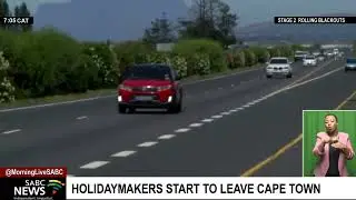 Holidaymakers start to leave Cape Town