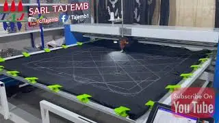 SARL TAJ EMB qulting machine مكنة تنجيد مكنة كوات