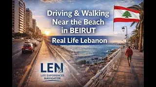 Beirut by the Sea 🇱🇧 | Coastal Drive & Beach Walk (Real Life Lebanon)🌊 🚘🚶&zwj;♂️