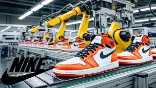 C&Oacute;MO se FABRICAN las ZAPATILLAS NIKE  Proceso Industrial en Mega F&aacute;bricas