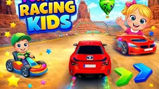 Impossible track car game cartoon- Car Racing 3d - Android Gameplay #viralkidsgame #cartoon #viral 