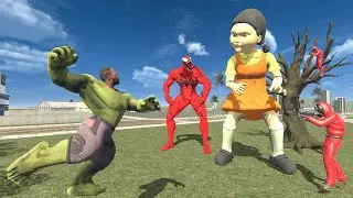 Franklin Become Hulk In Squid Game In Indian Bike Driving 3D #3