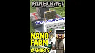 Minecraft Java NANO FARM #shorts