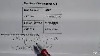 Finding APY given an APR