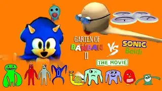 GARTEN OF BANBAN 2 VS SONIC & BALDI *THE MOVIE!* | Minecraft Animation Movie! (All 3 parts in 1)