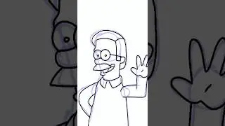 Let&rsquo;s Draw Flanders - The Simpsons