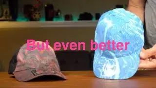How to hydro dip a white hat or something