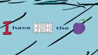 This is Just to Say Animated by Glenn Brooks