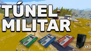 Como lootear el TÚNEL MILITAR con las tarjetas en rust