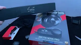 Unboxing SteelSeries Arctis Nova Pro e Mousepad Soku X Pengu Limited - Meu novo headset!