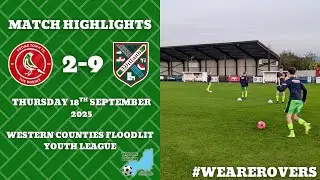 🎥 | U18&rsquo;S GOALS - FROME TOWN U18&rsquo;s V WILLAND ROVERS U18&rsquo;S - THURSDAY 18TH SEPTEMBER 2025