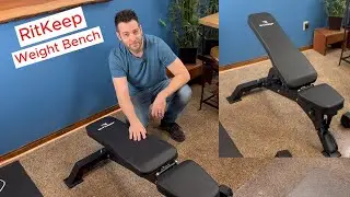 RitKeep Weight Bench heavy duty, adjustable & easy assembly  #weightbench #weights #weighlifting