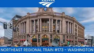 Amtrak Northeast Regional Train 173 - Washington Boarding Call Announcements at South Station