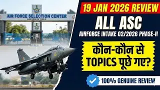 Airforce Phase 2 GD Topics & SRT Questions (Jan 2026): Full Exam Analysis & Answers!
