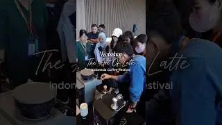 Workshop &ldquo;The Art of Latte&rdquo; by Oxone at Indonesia Coffee Festival 2025, NICE PIK2.. ☕️ #oxonecoffee