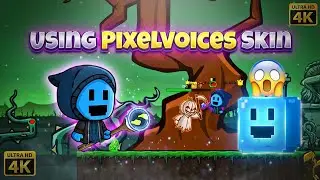 Using Pixel Voices Skin for Playing Evoworld.io💀