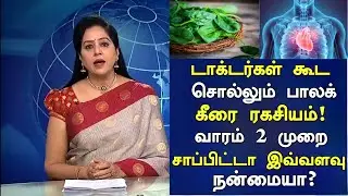 So many benefits! | Palak Keerai Health Benefits in Tamil | Spinach Benefits | Nalam 360
