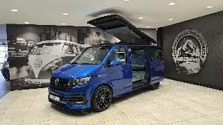 vw t6.1 highline camper - Ravenna blue - southlands executive kit