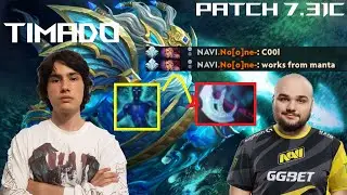 IS THIS NEW? Timado Morphling Ulti Anti Mage Manta Illusion Dota 2 Patch 7.31c
