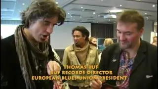 Sunnysiders at 5th European Blues Challenge, chocolate single  Brussels promotion