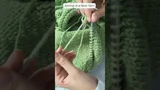 Joining in New Yarn Without Knots #knittingpattern #knittingtips #knitting #new #fypシ