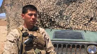 Fire Direction Center Provides Data During Exercise Desert Scimitar -- Eley Interview