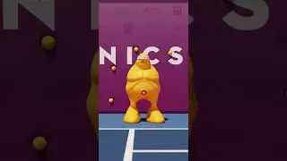 CANNICS AT THE GAMES - Tennis #shorts #crazy #funny #fail #3Dstudio, #animation #frankfurt
