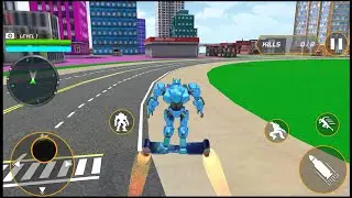 Dragon Robot Police Truck Games - Android Gameplay