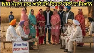 NRI Punjabi Keep these things in mind while travelling #amarpadda