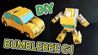 CARA MEMBUAT BUMBLEBEE G1(HOW TO MAKE A BUMBLEBEE G1) | DIY TRANSFORMERS BUMBLEBEE G1