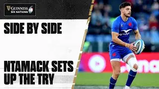 SIDE BY SIDE | Ntamack with a beautiful cross field kick