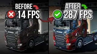 ETS2: BEST DEVELOPER CONSOLE SETTINGS TO BOOST FPS | Run ETS2 on Low-End PC