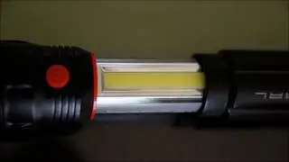 NX9041 2in1-LED-Taschenlampe mit Arbeitsleuchte, Magnet, 2x 3 W, 300 lm, IPX4