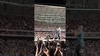 Crowd Gasps as Coldplay Frontman Chris Martin Tumbles Into Trapdoor Opening