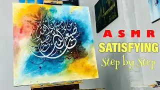 Relaxing Calligraphy Painting | No Music No Voice | Paintastic Valley
