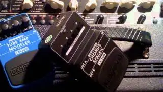 Behringer CC300 Space-C Analog Chorus Guitar Pedal Demo