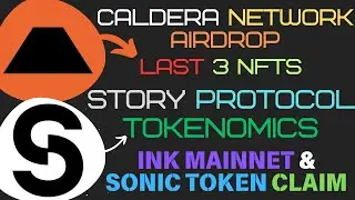 Caldera Airdrop 💎|| INK Mainnet 🎁|| Humanity Protocol 🔥| Sonic Claim 💰| Story Protocol 🎉| Updates 🔁|